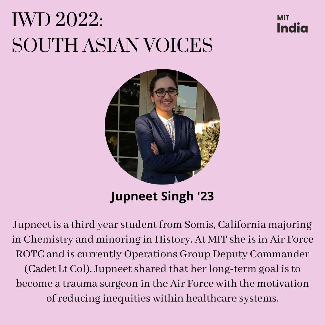 IWD 2022: South Asian Voices Poster