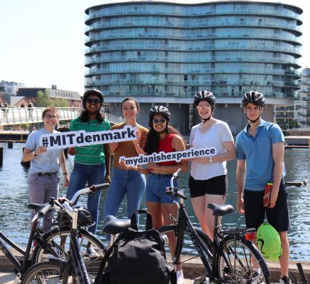 Group of MIT-Denmark students