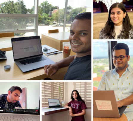 Images of MIT India's 2021 summer interns