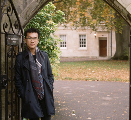 Sihao Huang in UK study abroad program MISTI