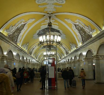 Moscow metro by Tim Miller
