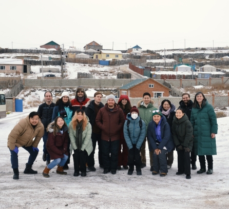 Students and faculty from MIT and NUM on their first meeting with GerHub, a mission-driven organization that seeks to find innovative and creative solutions to the most pressing issues in the ger areas of Mongolia. Credits: Photo: Jiyoo Jye 
