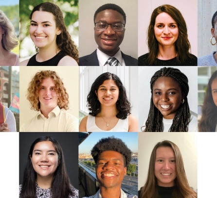 13 portrait photos of MIT's Fulbright winners