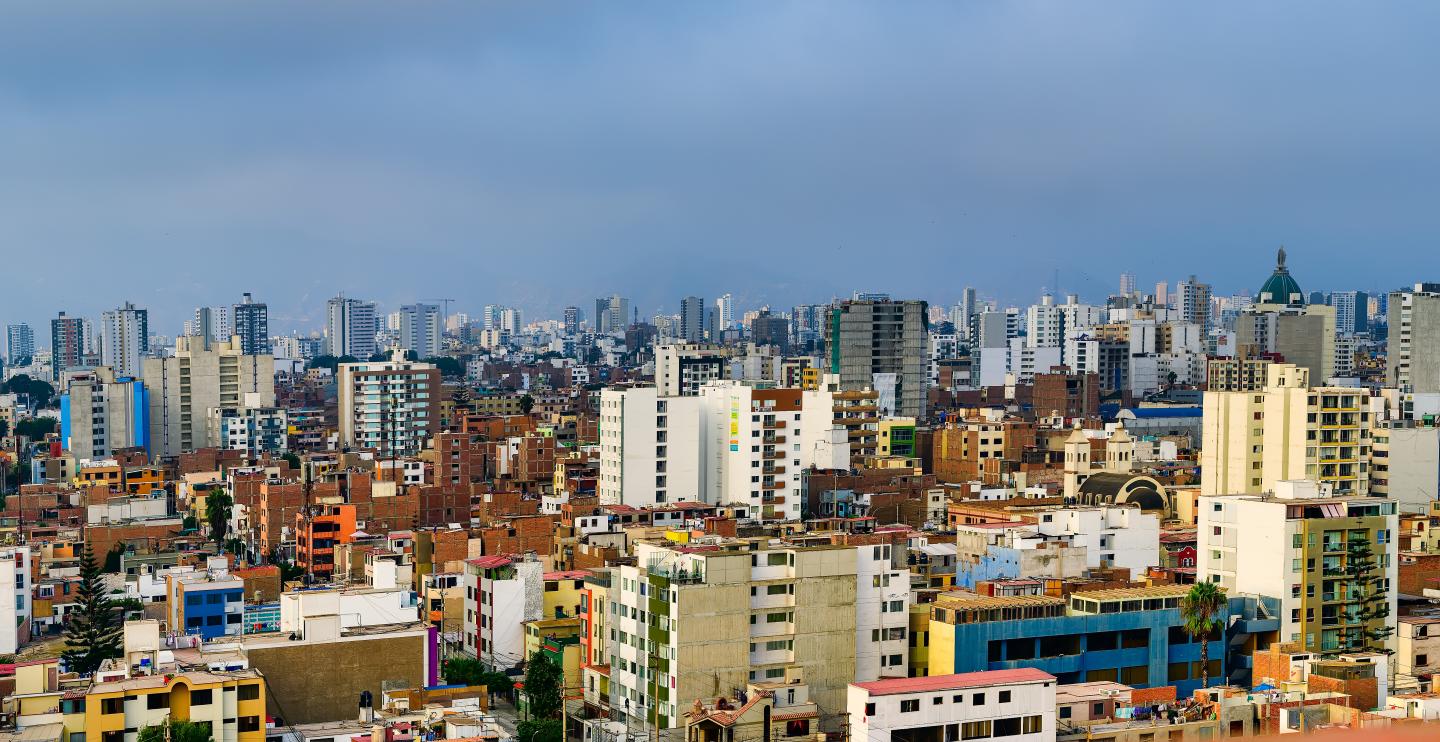 City of Lima in Peru