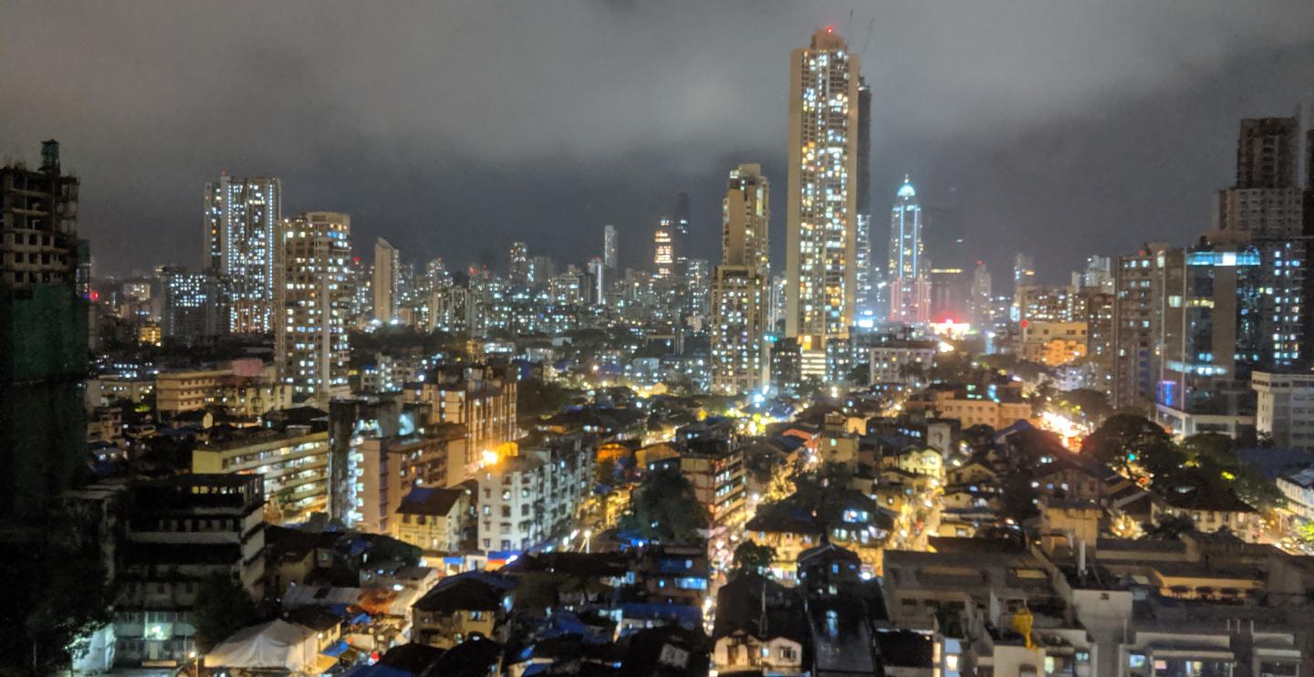 Mumbai Night City View