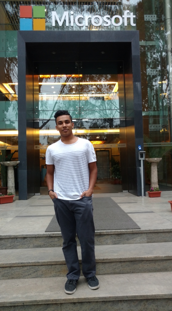 Puneeth Meruva at Microsoft, MIT India 2016