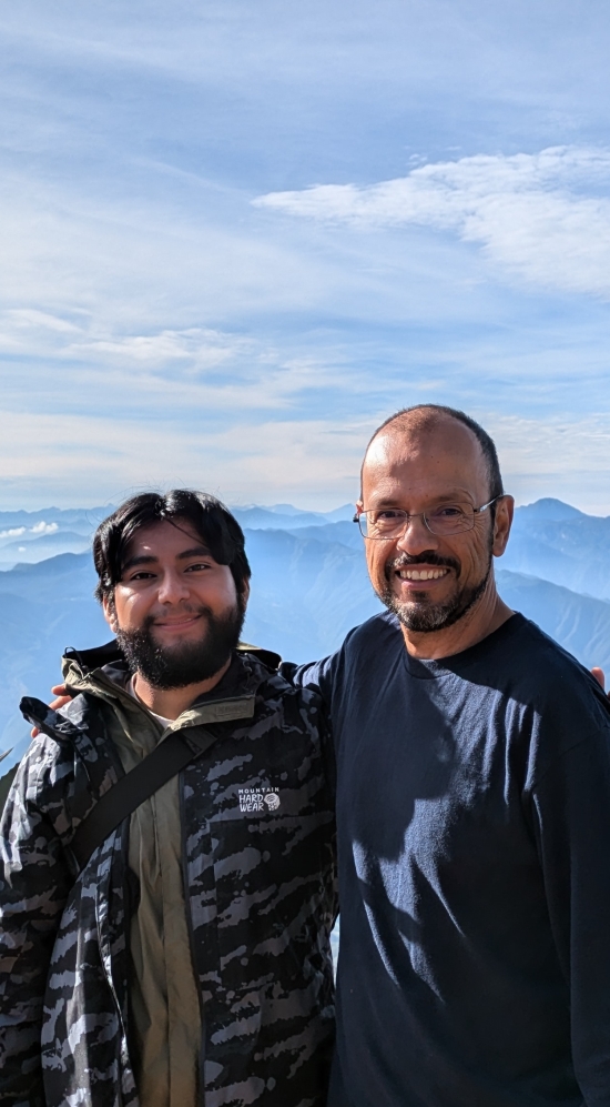 Juan with supervisor