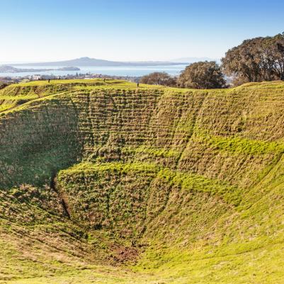 Auckland Mount Eden Volcanic Crater