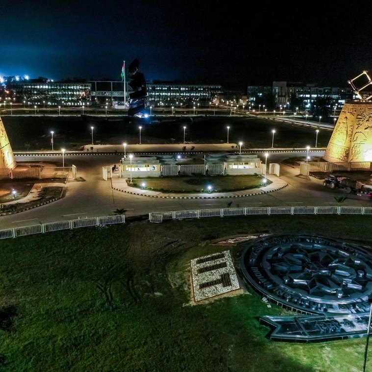IIT Ropar India campus at night