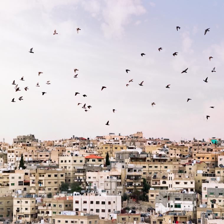 Panoramic view of the city of Amman