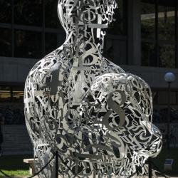 The Alchemist statue on MIT campus