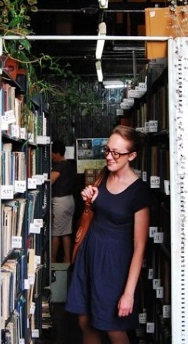 CHRISTIANNA BONIN AT THE NATIONAL LIBRARY OF TATARSTAN IN KAZAN, RUSSIA