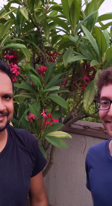 Rushil Palavajjhala (left) and Jacob Kohn (right), co-founders of Bandhu 