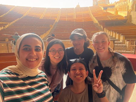 Christine with other MISTI Students