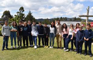 Group of students in Colombia