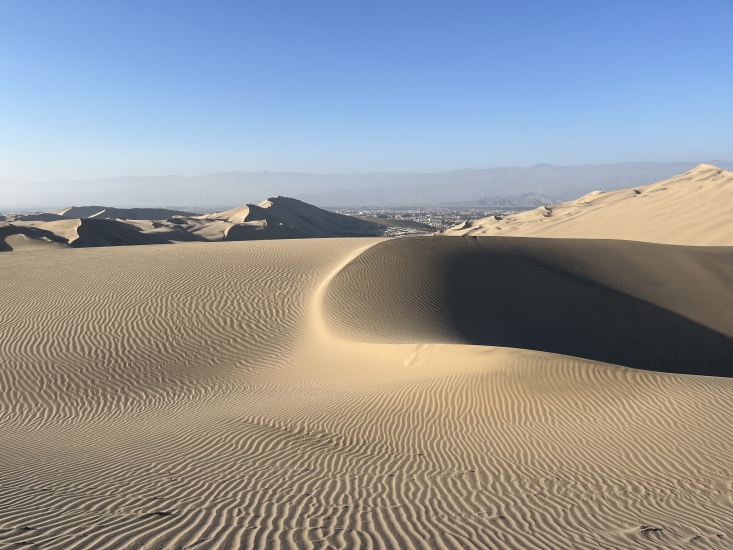Sand dunes in Peru