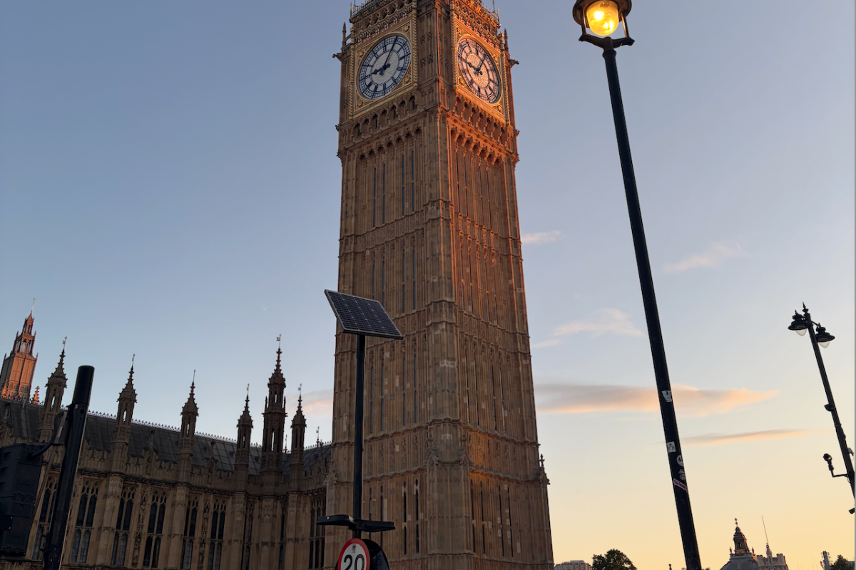 Big Ben during a sunrise